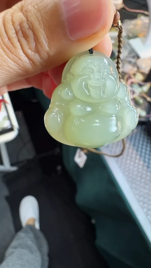 【闪购商品】和田玉颈饰未镶嵌30高冰货头佛公