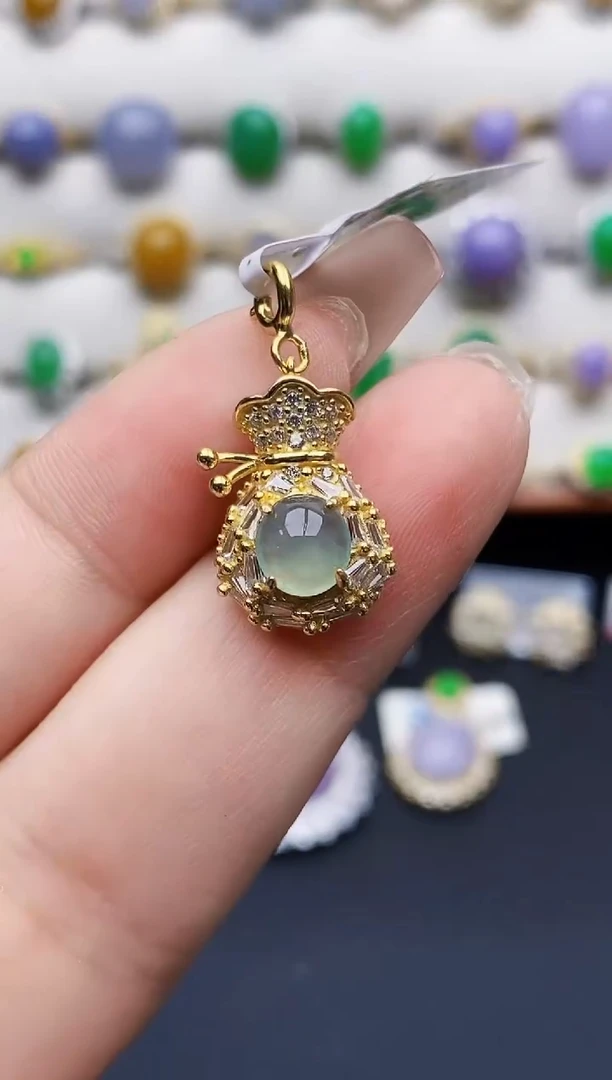 银S925镶嵌戒指翡翠2112