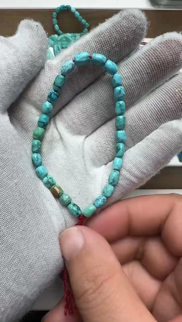 未镶嵌绿松石随型手串