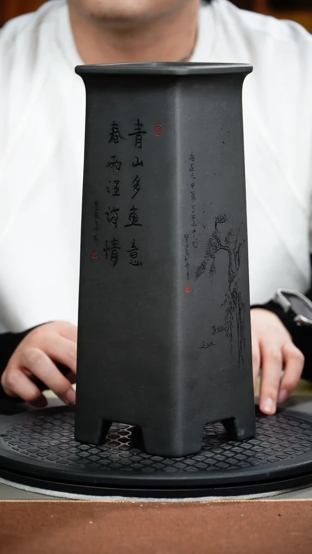 紫砂花盆紫砂花盆