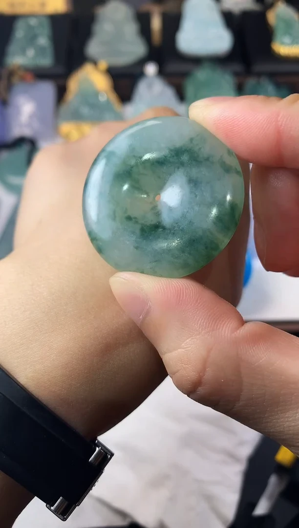 未镶嵌定制翡翠刘*黑毛货不退不换