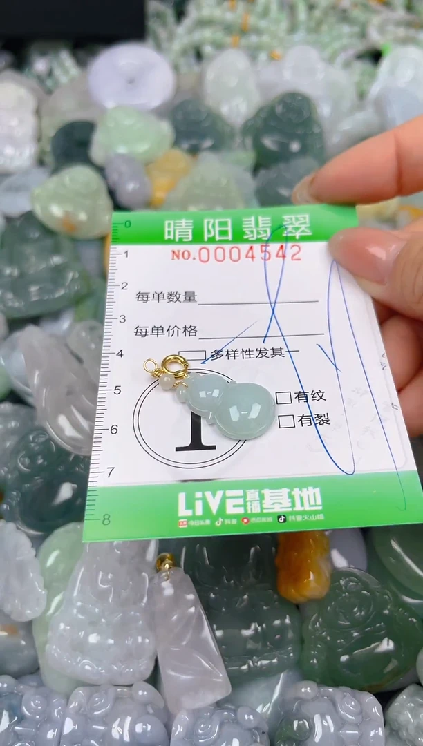 翡翠未镶嵌颈饰闪购0004542