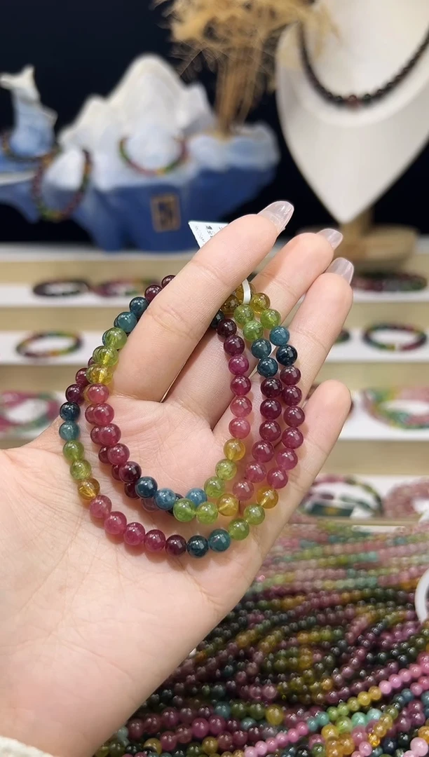 【闪购商品】碧玺/未镶嵌6mm+碧玺多圈多样性发货