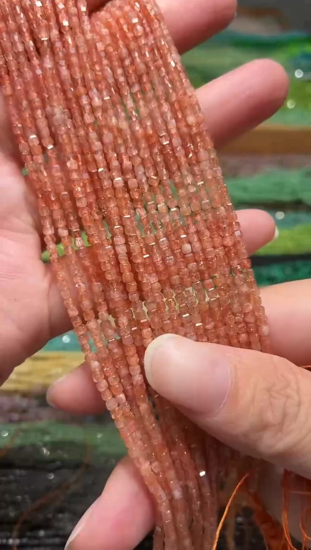 太阳石2m方珠（1条一份）