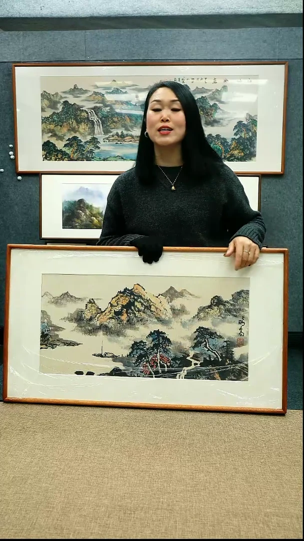 【闪购商品】国画52*92唐鹏高老师山水