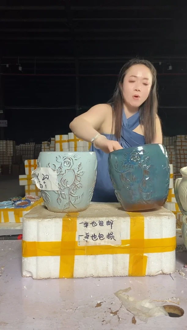 宜兴紫砂粗陶花盆18/20