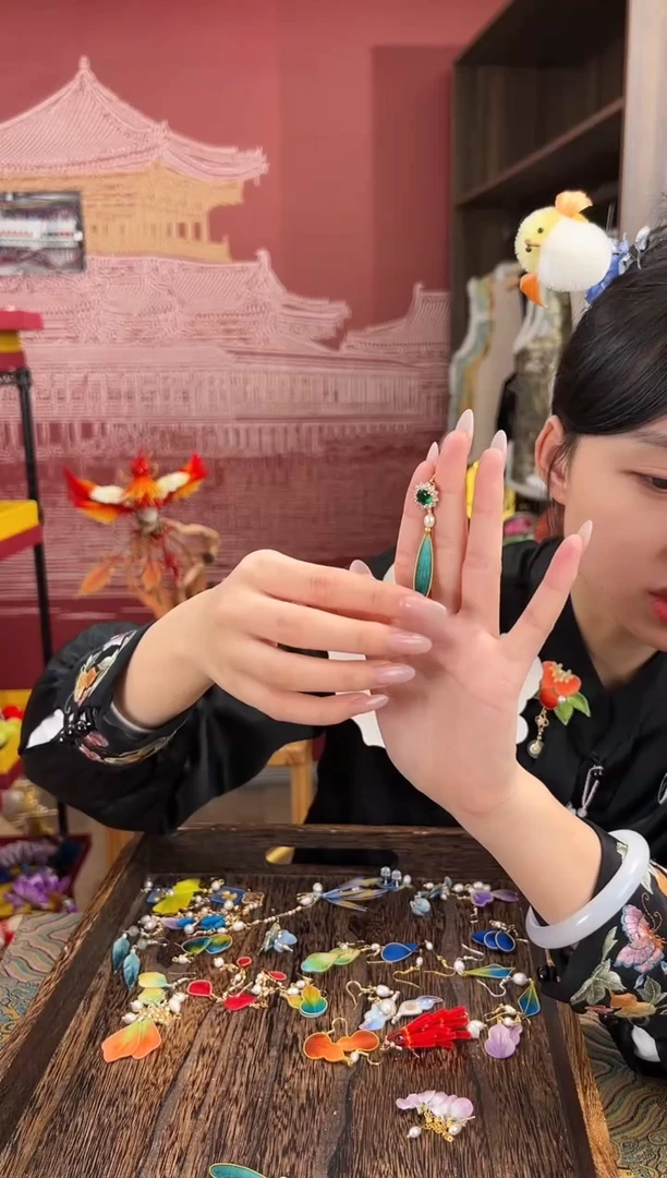 【闪购商品】刺绣苏绣世家非遗手工（耳环）