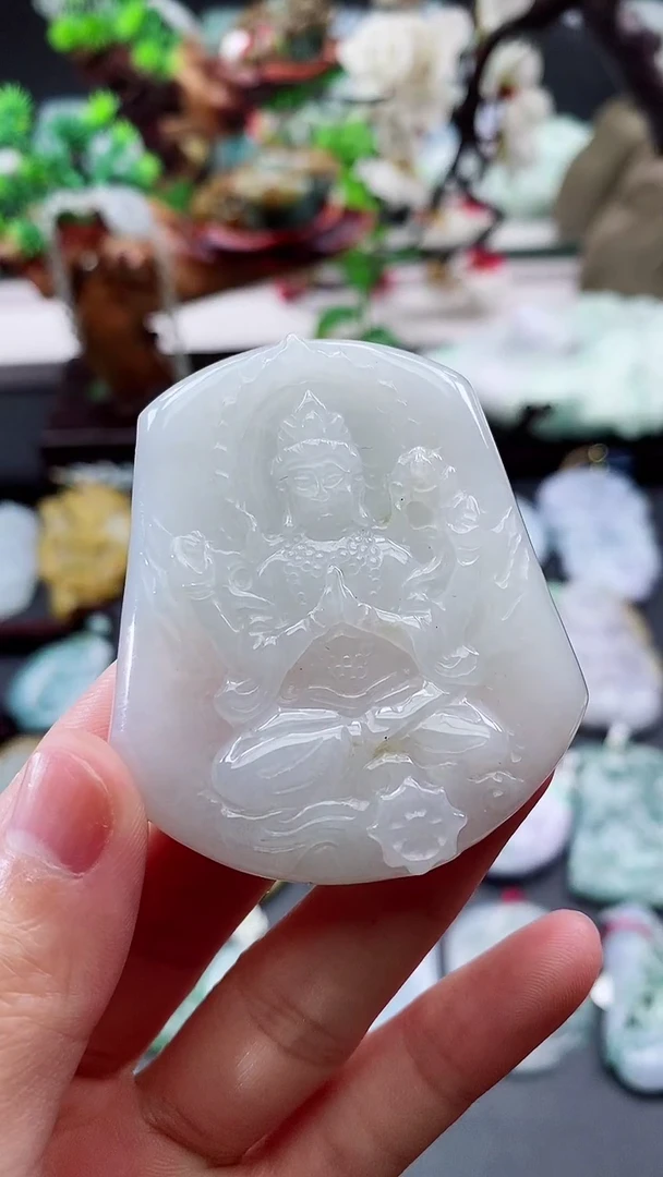 颈饰未镶嵌翡翠天然缅甸A货翡翠