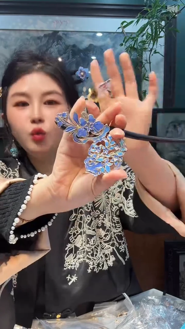 大理石铁合金非遗手工首饰