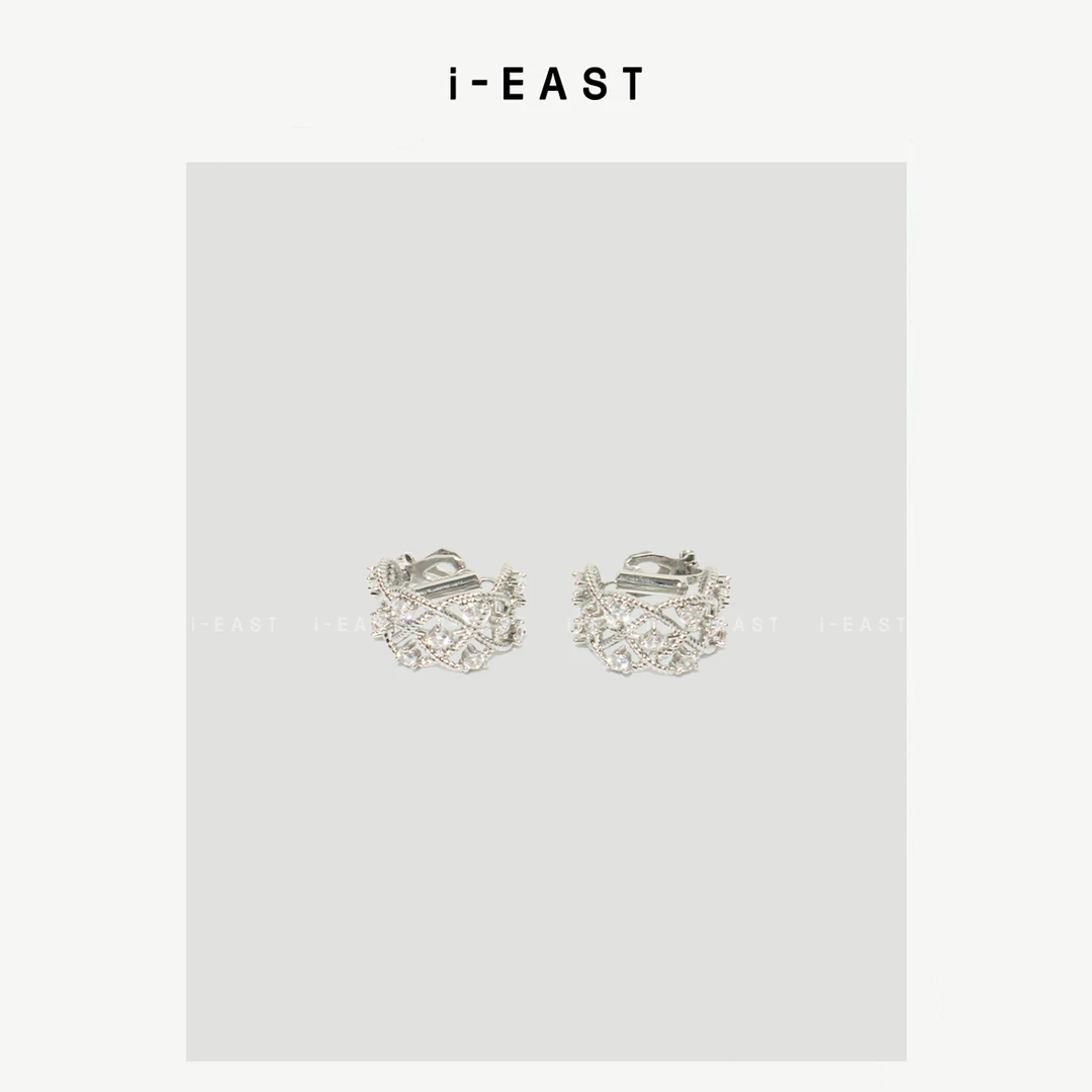 钛钢耳饰 i-EAST 远方海 ~ 半弯个性耳环-5C PS7818