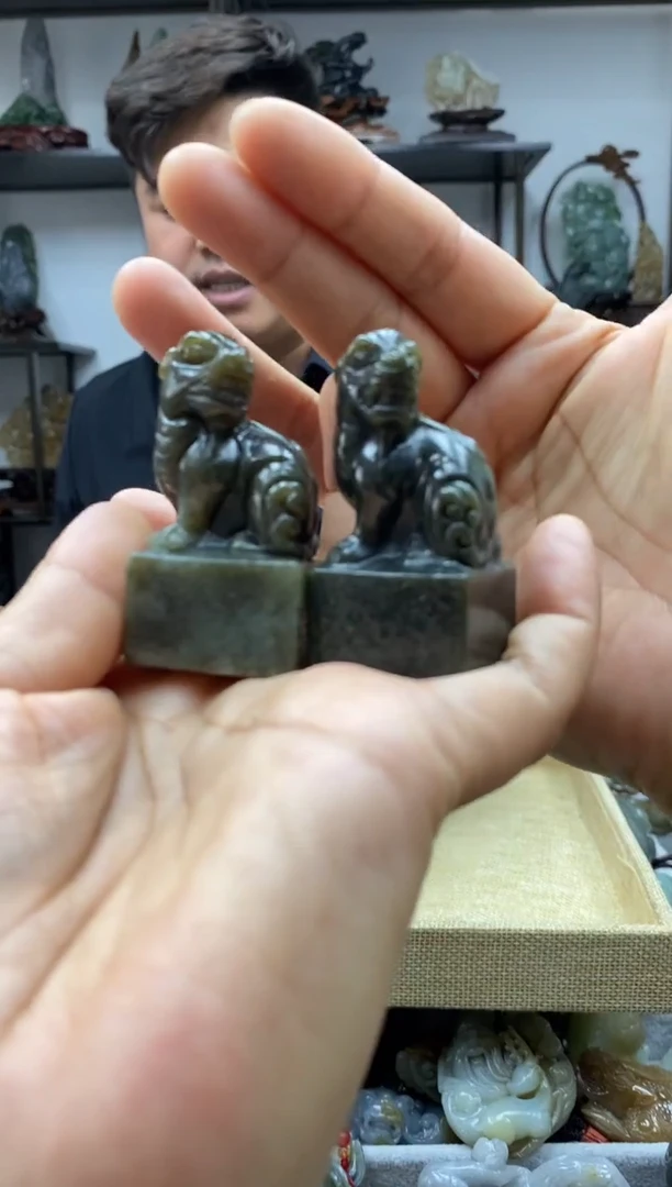 和田玉未镶嵌把件拍一发一，多样性发货