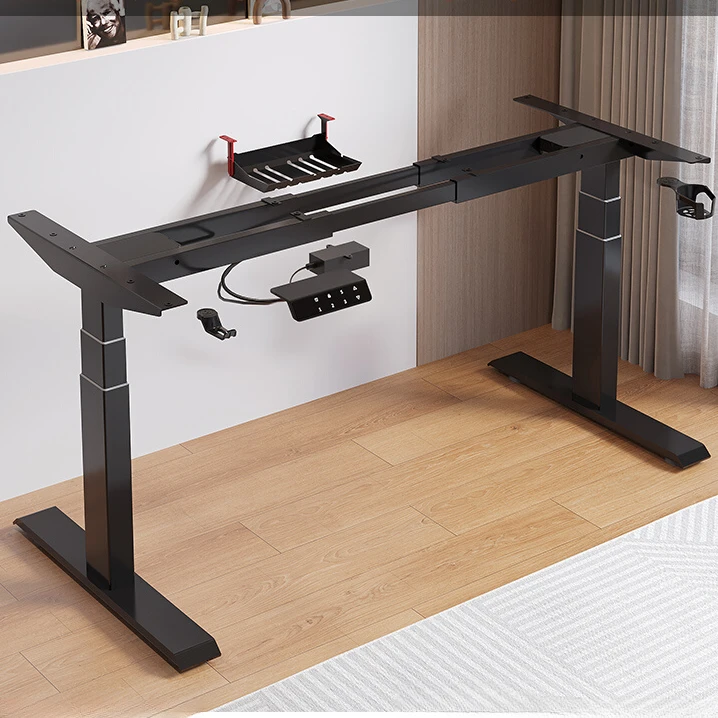 移动智能电动调节升降桌腿电脑电竞桌子办公家居茶几双电机升降架
