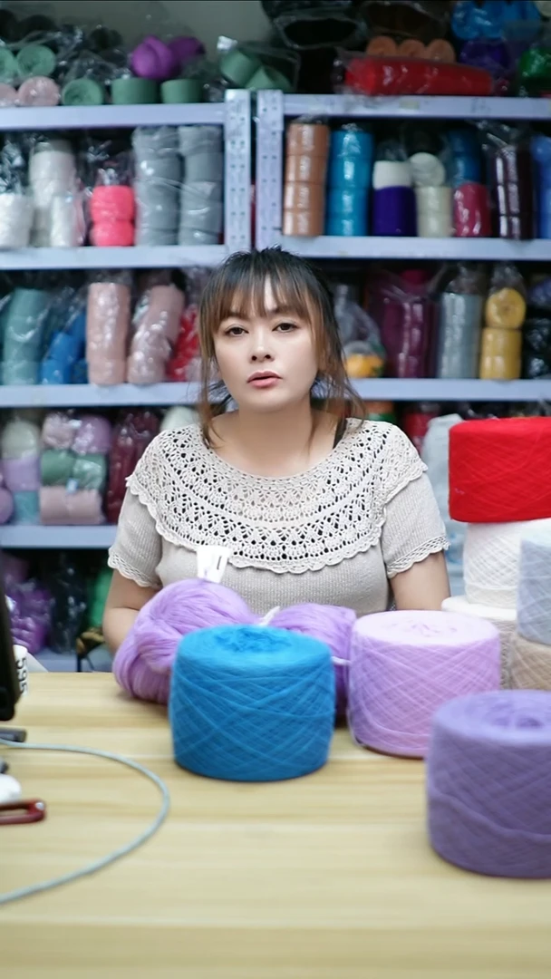 羊绒欢姐手编线591