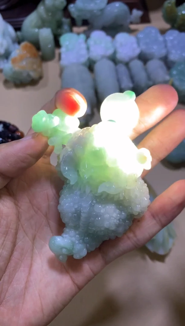 未镶嵌挂件翡翠用****6翡翠摆件