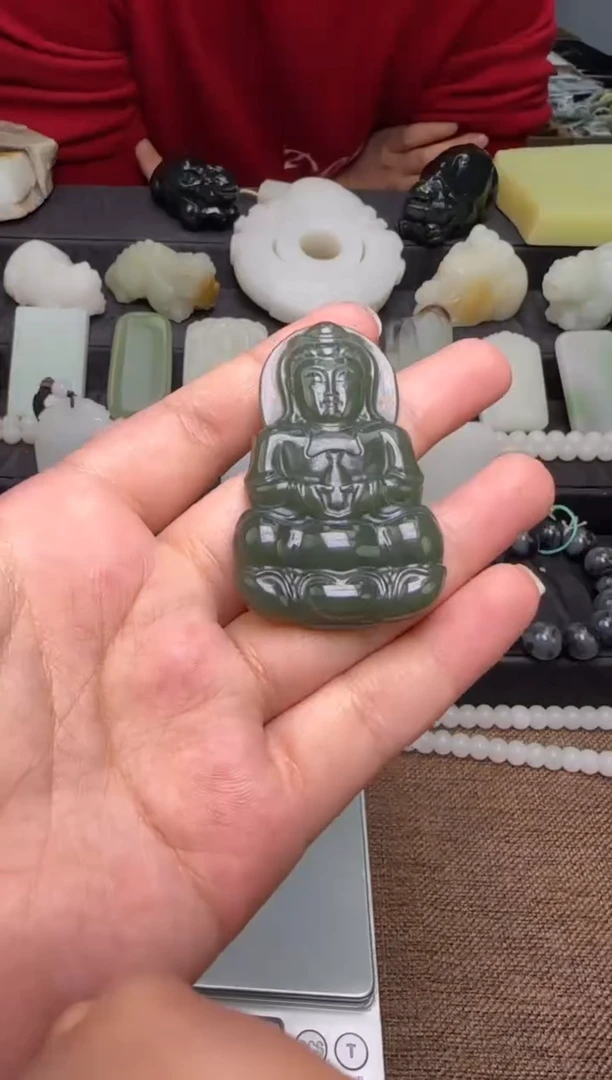 吊坠(不含链)未镶嵌和田玉吊坠
