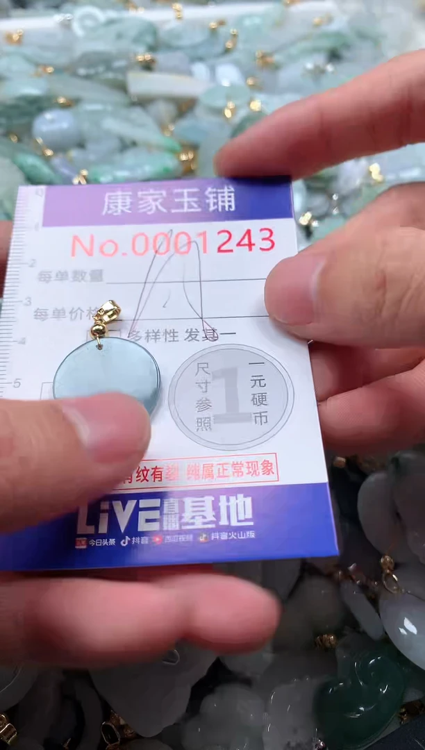 【闪购商品】翡翠吊坠(不含链)未镶嵌1243