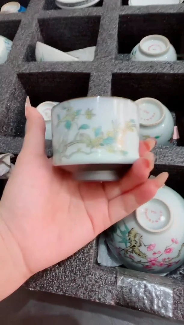 瓷片景德镇瓷器茶器茶杯