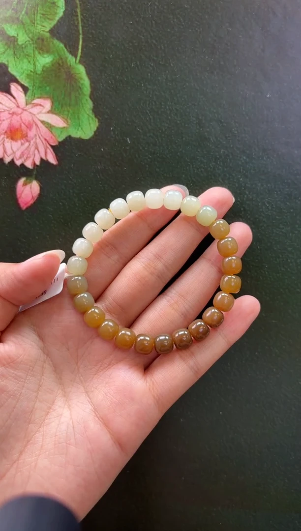 未镶嵌手串和田玉手串