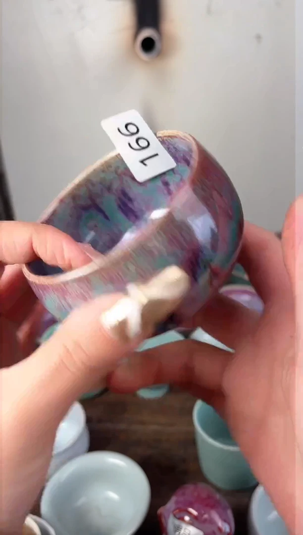 【闪购商品】摆件钧瓷手工茶器窑变