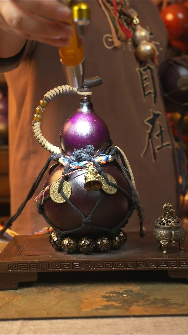 291大漆一物一拍记葫堂出品【不带手串】