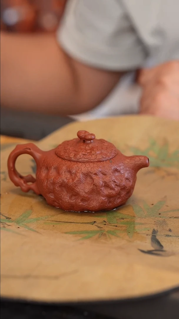 茶壶紫砂170cc 供春 大红袍