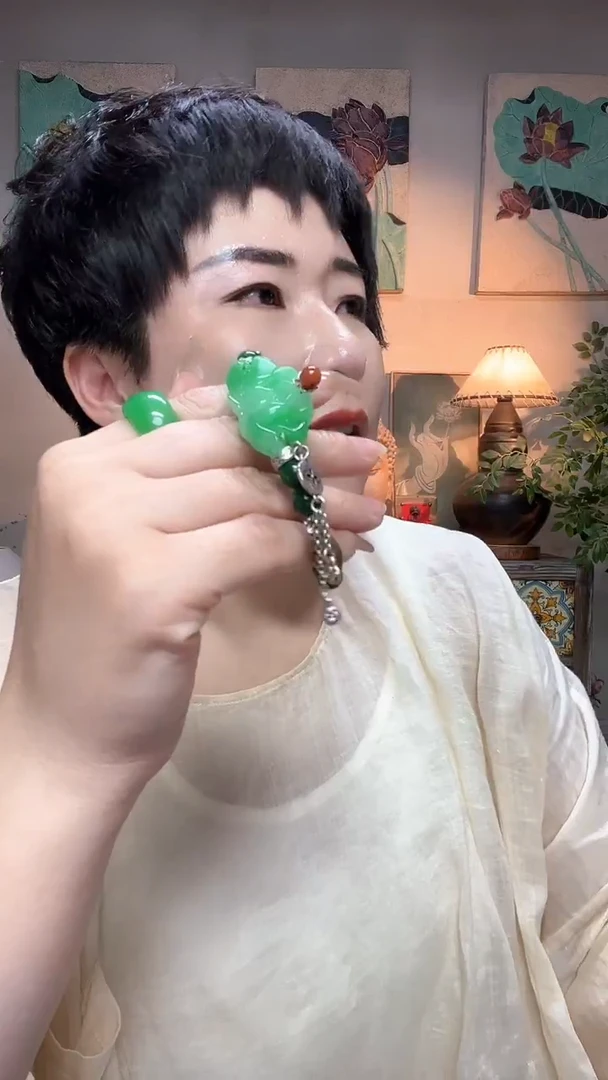 吊坠(赠链)合金翡翠609