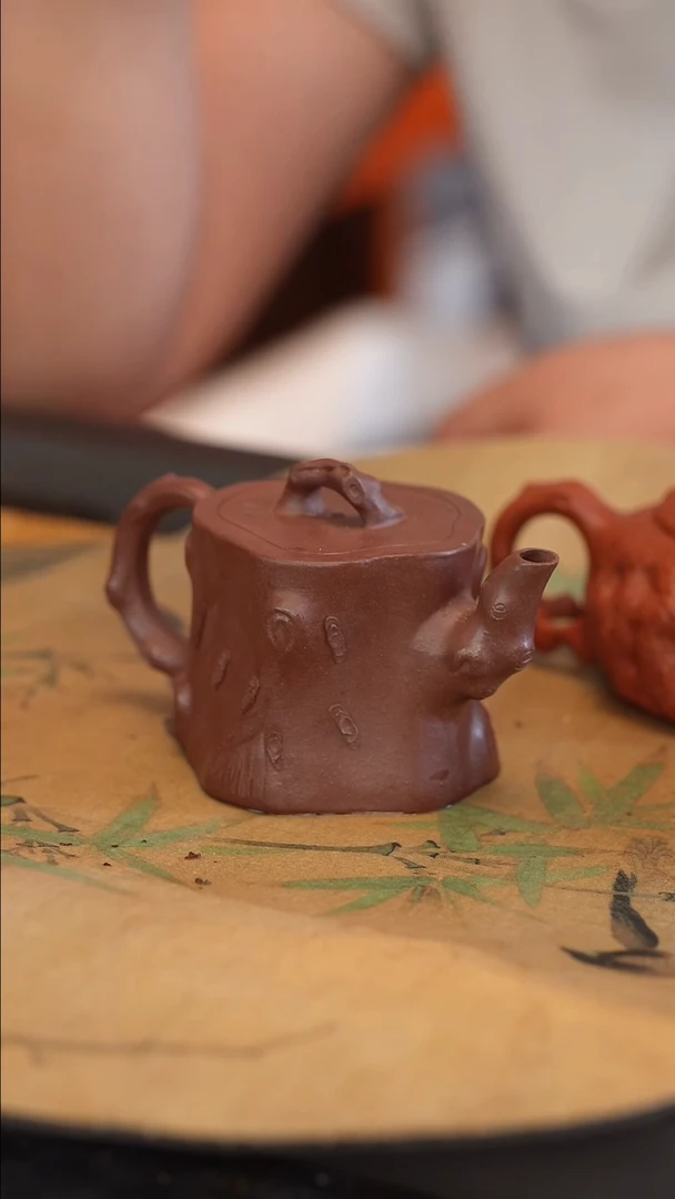 茶壶紫砂原矿手工制作