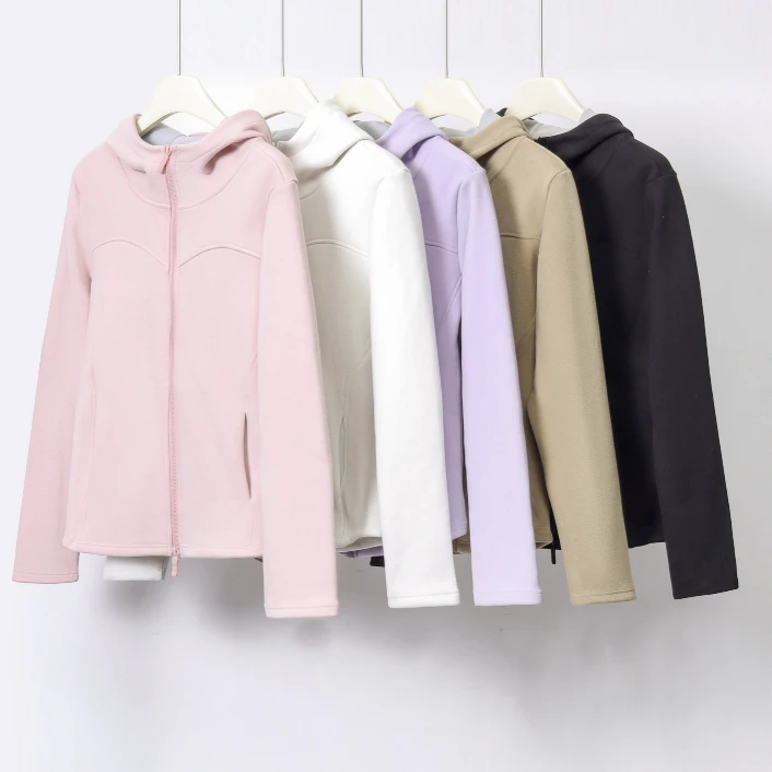 门店41&9！石墨烯发热/含羊绒蛋白~软糯空气层修身外套女C19828