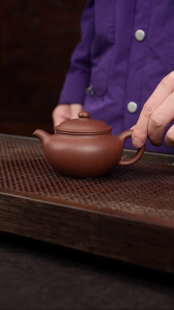 【闪购商品】紫砂茶壶底槽清永福莲子