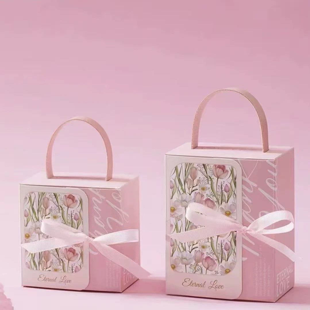 花园印象粉色方盒（小号尺寸：9x9x5.5）（大号尺寸：12x6x10）