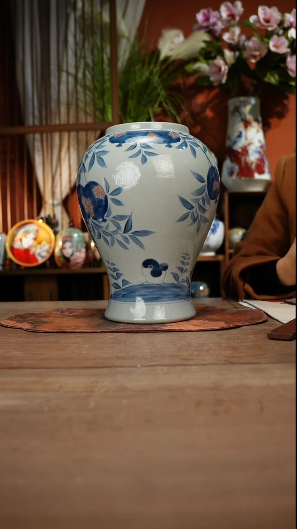 当代高温釉下彩手绘陶瓷餐具