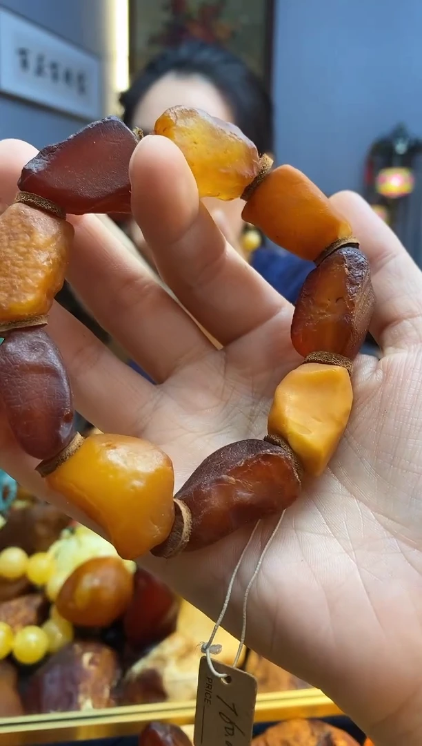 未镶嵌琥珀手串手串