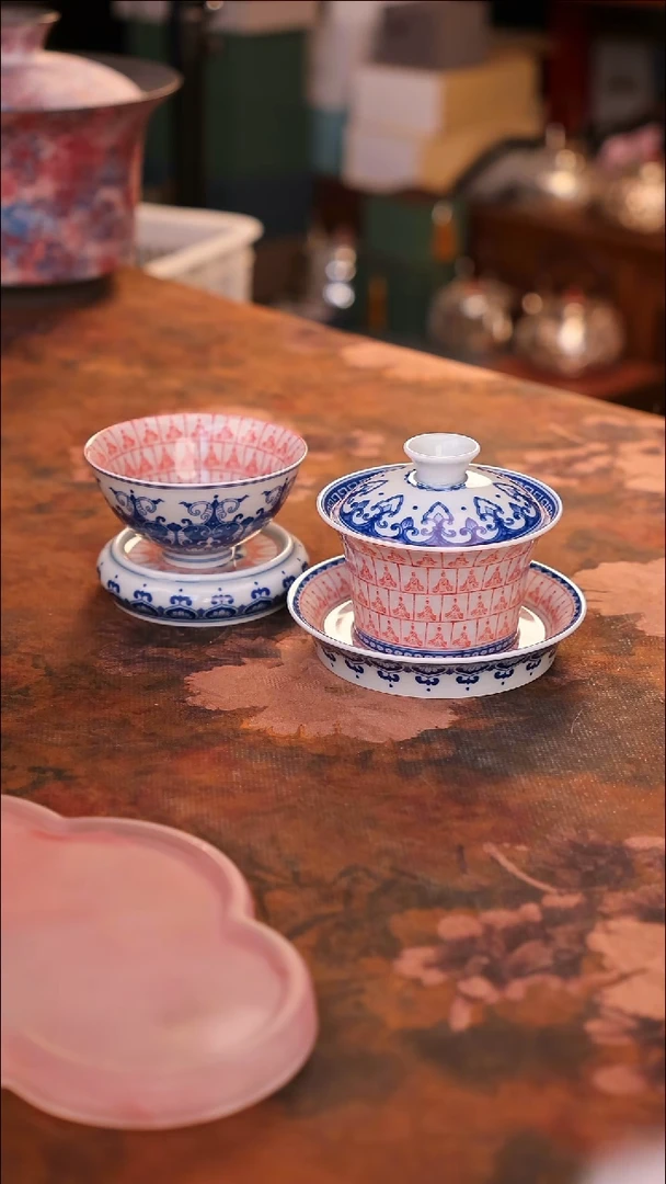 【闪购商品】陶瓷茶具（无礼盒无茶盘）@@A9486