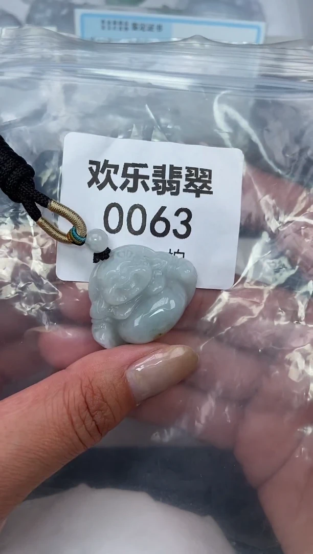 颈饰未镶嵌翡翠缅甸天然翡翠0063