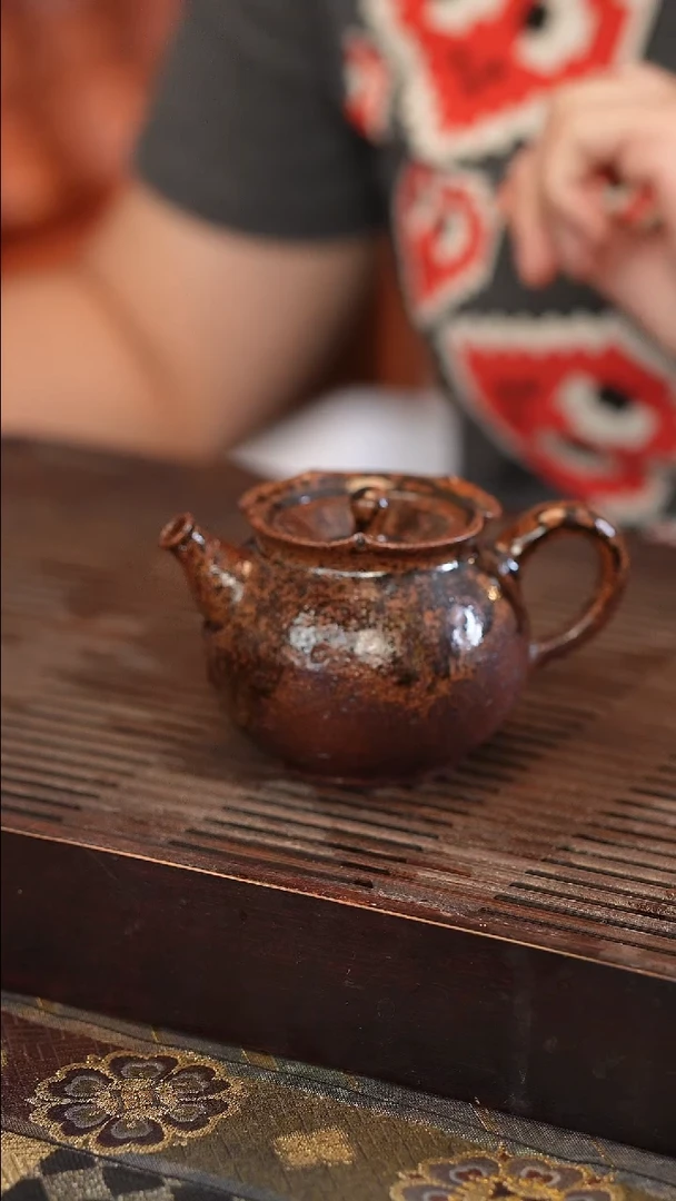 茶壶紫砂原矿手工制作2号 170cc