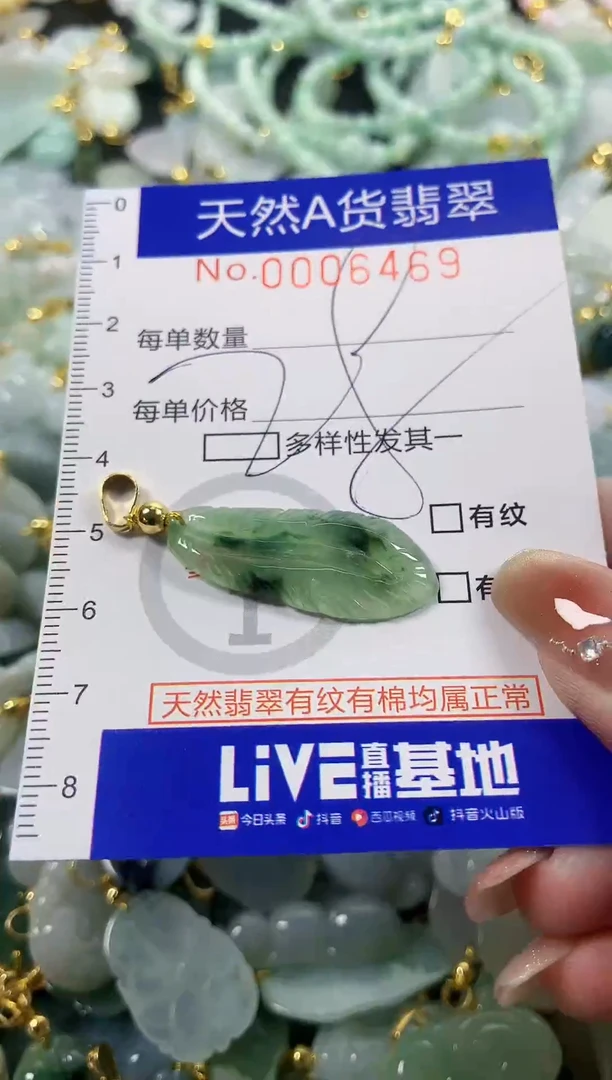 颈饰未镶嵌翡翠天然A货翡翠