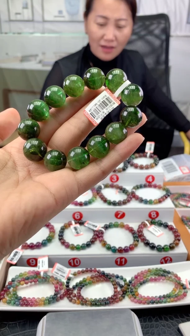 未镶嵌手串碧玺多样性发一条