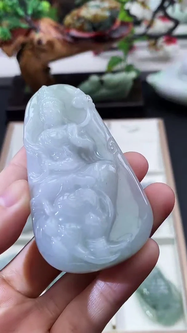 颈饰未镶嵌翡翠天然缅甸A货翡翠