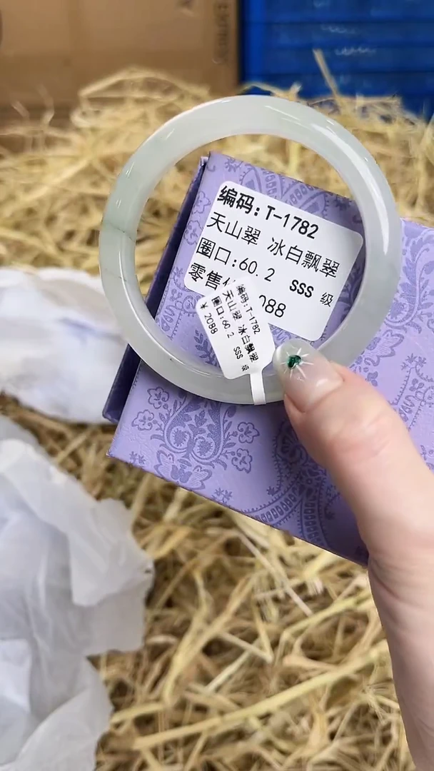 未镶嵌手镯石英质玉T-1782