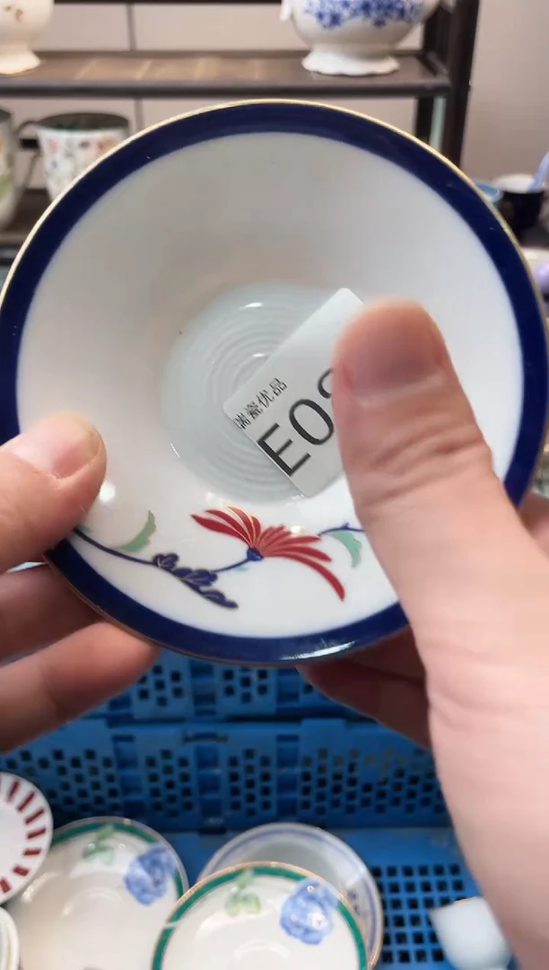 鱼***锅瑞瓷甄选瓷器18包邮E082