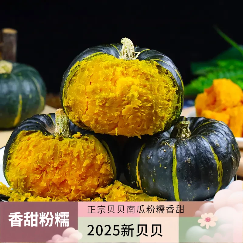 正宗贝贝南瓜4.5斤粉糯香甜甜新鲜精选新瓜婴儿辅食健康营养