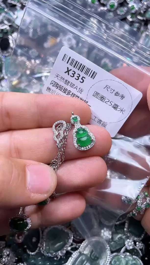 【闪购商品】翡翠颈饰未镶嵌X335项链