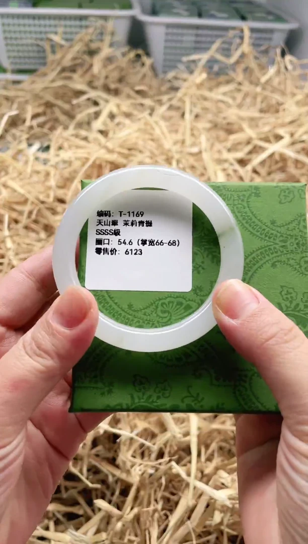 未镶嵌手镯石英质玉T-1169
