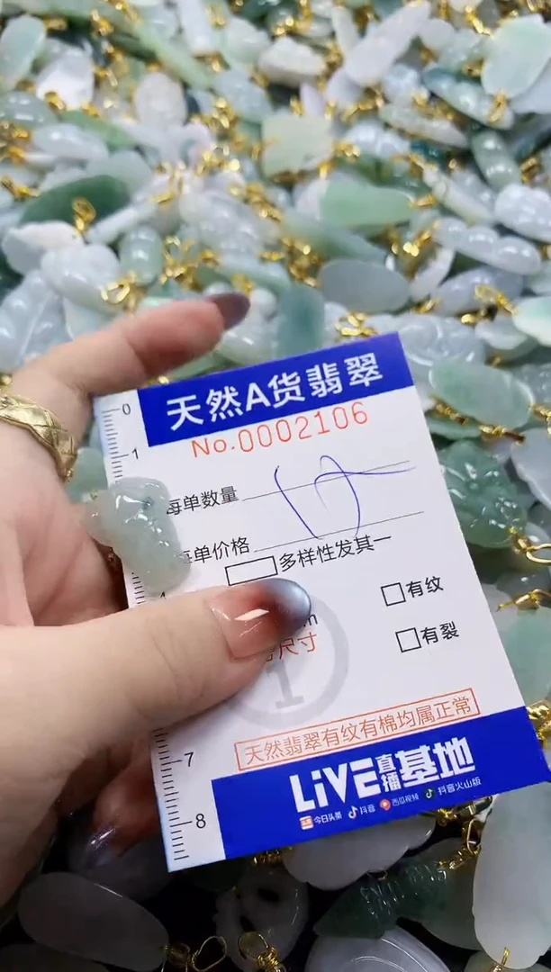 颈饰未镶嵌翡翠天然A货翡翠