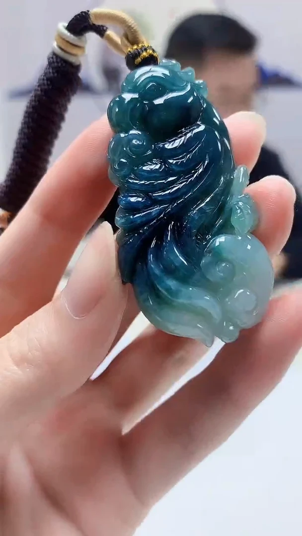 【闪购商品】定制翡翠未镶嵌5152zm-毛货挂件87