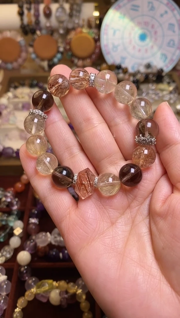 【闪购商品】水晶手串合金天然水晶手串