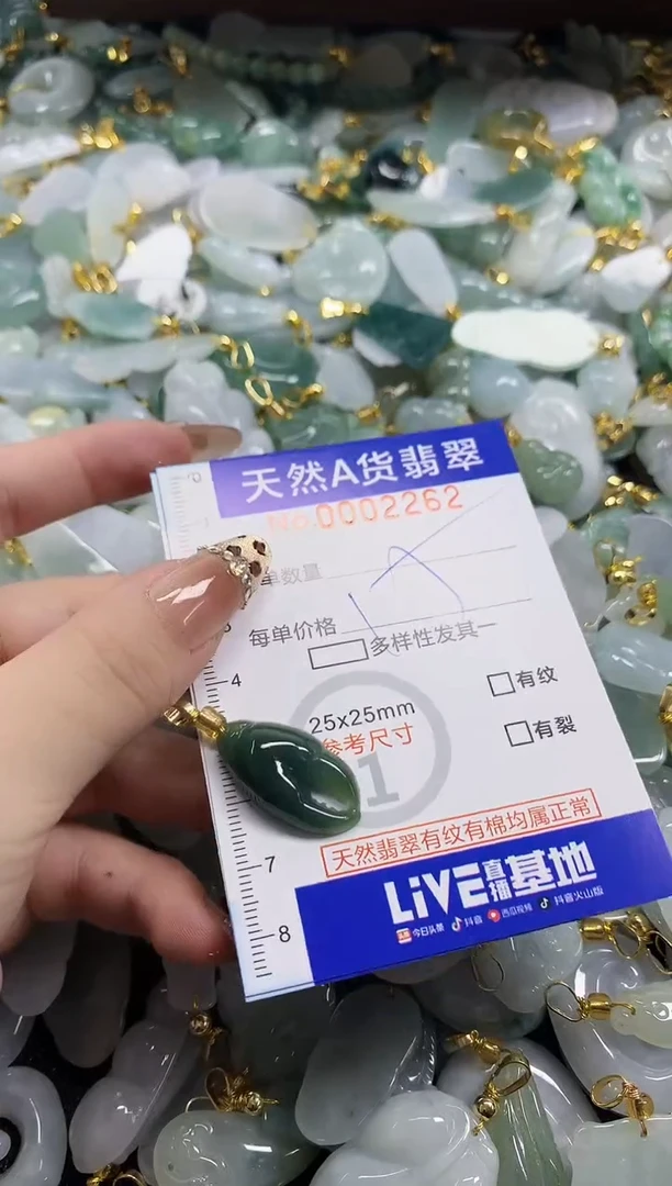 颈饰未镶嵌翡翠天然A货翡翠