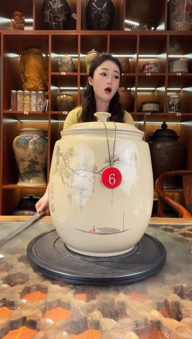 【闪购商品】缸云南建水紫陶白泥缸@6