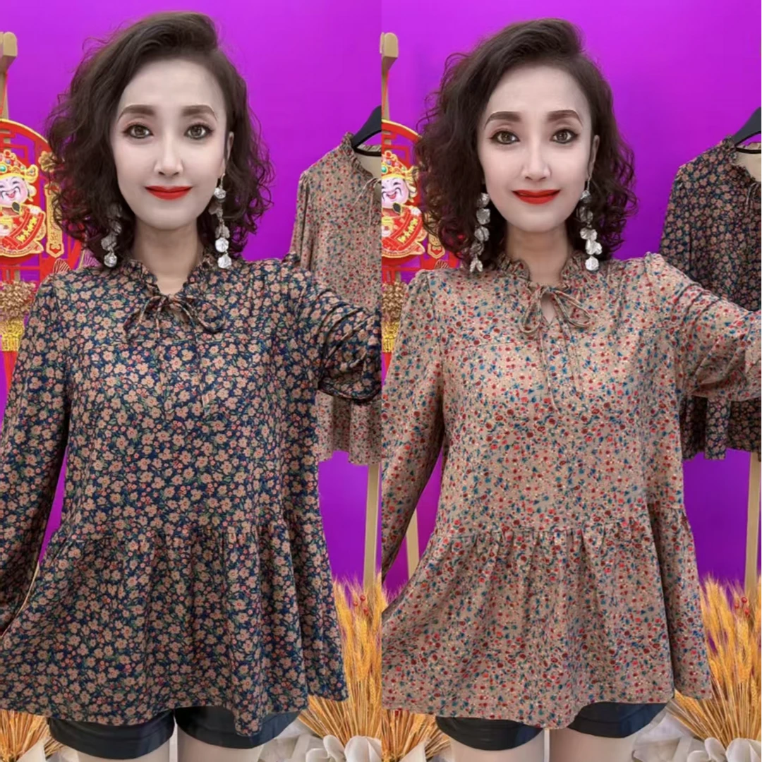XU圣洁535时尚女士V领大版衫两版