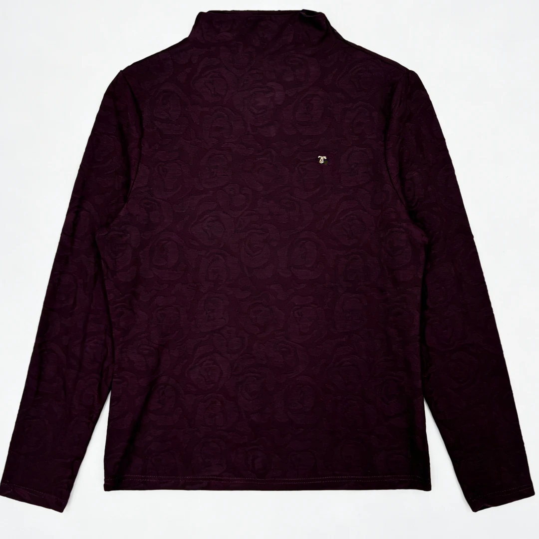 半高领烫钻女款羊毛软糯打底T恤女士内搭保暖中领7911